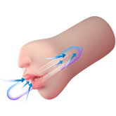 Amovibe Suction Kiss Sucking & Vibrating Mouth Strokers Realistic Butts And Vaginas